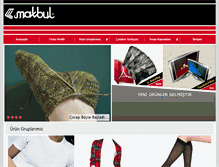 Tablet Screenshot of makbulcorapkayseri.com